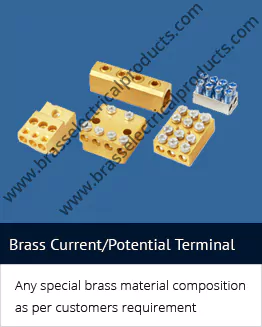 brass current terminal/Potential Terminal