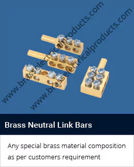 brass neutral Link bars
