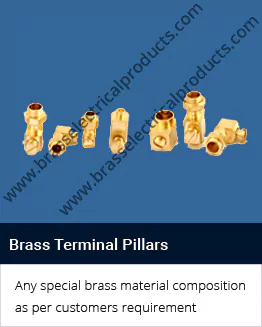 brass terminal pillars